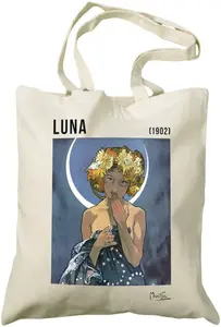 Plátěná taška Alfons Mucha – Luna