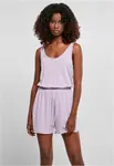 Women's Short Sleeve Modal Jumpsuit Lilac