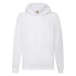 Biała bluza męska z kapturem Lightweight Hooded Sweat Fruit of the Loom