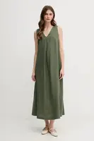 Lněné šaty United Colors of Benetton