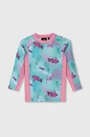 Plavecké tričko s dlouhým rukávem Lego tyrkysová barva