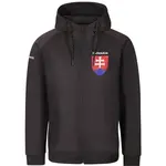PROGRESS SK HOODY ZIP MAN Pánska mikina pre fanúšikov, tmavo sivá, veľkosť