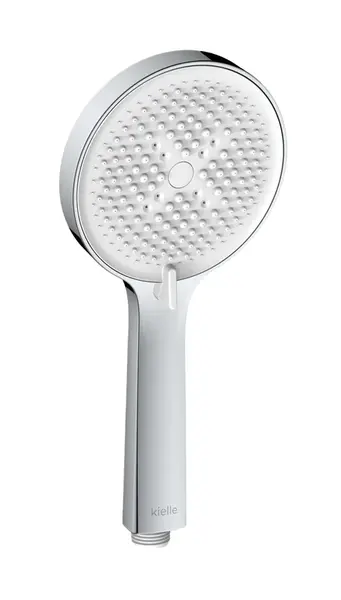 kielle Nefia - Sprchová hlavica 120, 3 prúdy, EcoSpare, chróm/biela 20427000E