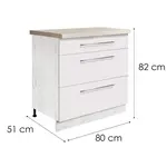 Kuchynská skrinka Creativa 22D biela