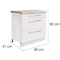 Kuchynská skrinka Creativa 22D biela