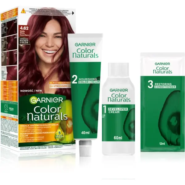 Garnier Color Naturals Creme barva na vlasy odstín 4.62 Sweet Cherry 1 ks