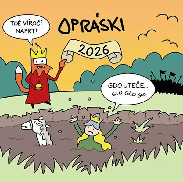 Opráski 2026 - kalendář (poškozená) - jaz