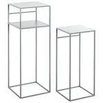 XXXL SADA STOLKŮ, světle šedá