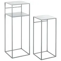 XXXL SADA STOLKŮ, světle šedá