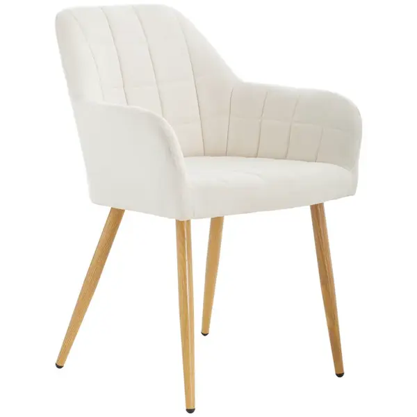 MID.YOU ŽIDLE S PODRUČKAMI, železo, samet, béžová