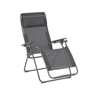 Lafuma Mobilier ZAHRADNÍ RELAXAČNÍ ŽIDLE, kov, textil