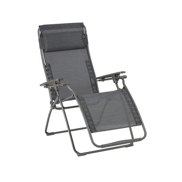 Lafuma Mobilier ZAHRADNÍ RELAXAČNÍ ŽIDLE, kov, textil