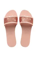 Pantofle Havaianas YOU ANGRA GLITTER dámské, růžová barva, 4148294.0076