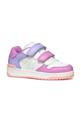 Dětské sneakers boty Geox růžová barva