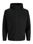 JACK & JONES Tepláková bunda  čierna