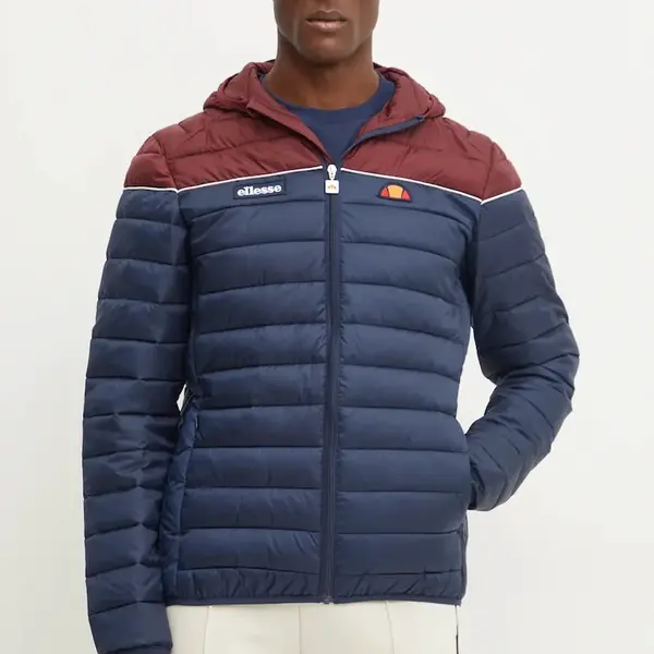 Bunda Ellesse pánská, tmavomodrá barva, přechodná