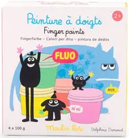 Fosforeskující prstové barvy Les Schmouks