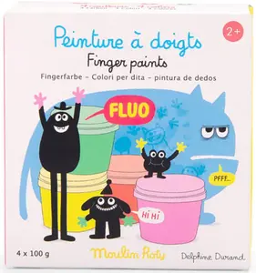 Fosforeskující prstové barvy Les Schmouks