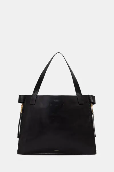 Kožená kabelka AllSaints MARLO