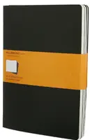 Sešity MOLESKINE 3 ks linkované černé XL