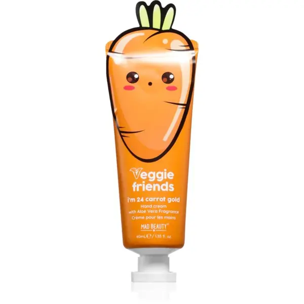 Mad Beauty Veggie Friends Carrot hydratačný krém na ruky 40 ml