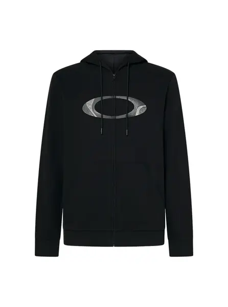 Oakley pánská mikina New Ellipse Zip Blackout | Černá | Velikost S