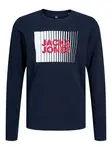 Jack & Jones Junior Tričko  modrá / červená / biela