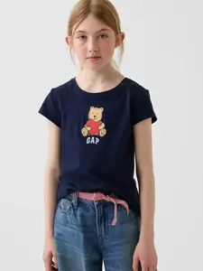 Dětské triko GAP s logem - dívčí