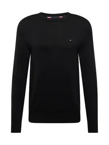 TOMMY HILFIGER Sveter 'ESSENTIAL'  čierna