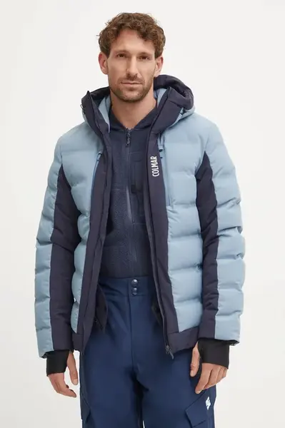 Péřová lyžařská bunda Colmar modrá barva, 1094.7XY