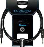 Ibanez Instrument Cable 1,52m Black 2 Straight Plugs