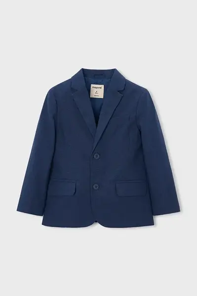 Dětské sako ze směsi lnu Mayoral