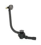 Axor Flexaplus - Vaňová odtoková a prepadová súprava, dĺžka 85 cm, kefovaný čierny chróm 42541340