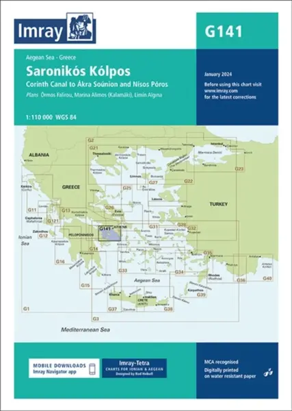 G141 Saronikos Kolpos - Imray G Series