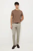 Kalhoty Medicine pánské, šedá barva, přiléhavé