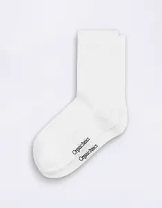 Organic Basics Core Crew Socks 2-pack White 39-42