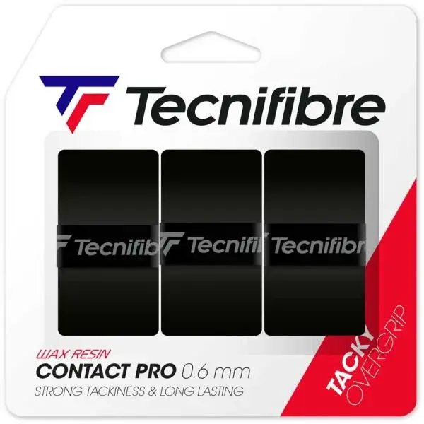 TECNIFIBRE CONTACT PRO Omotávka, čierna, veľkosť