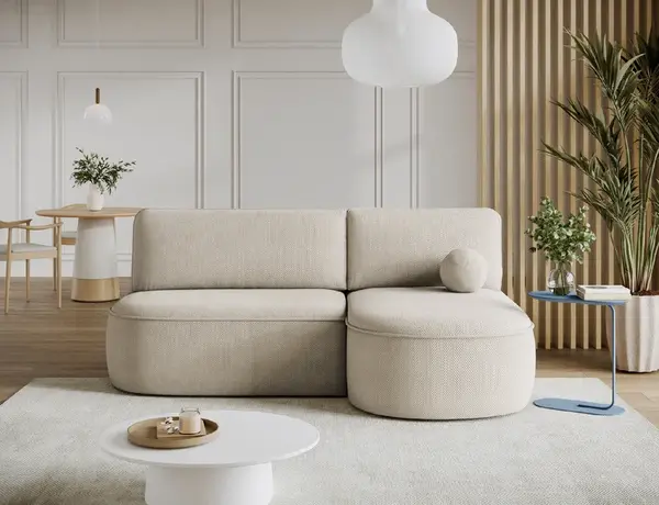 Sedací souprava Livosa Provedení: Pravá varianta, látka: Calmora 18