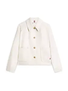 TOMMY HILFIGER Prechodná bunda  krémová