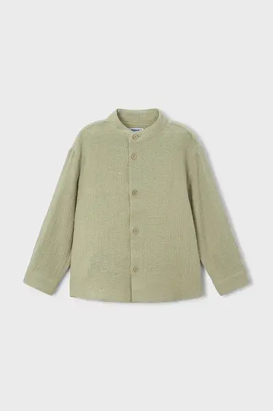 Detská bavlnená košeľa Mayoral