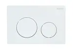 kielle Gemini New I - Ovládací tlačítko splachování, lesklá bílá 70231020