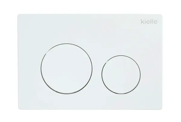 kielle Gemini New I - Ovládací tlačítko splachování, lesklá bílá 70231020