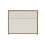 Xora ŠIROKÁ KOMODA, barvy dubu, pískové barvy, 104,5/83,1/42 cm