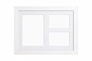 Tiny Memories Sada na otisk miminka v dřevěném rámečku, trojrámek - dárková sada  - bílý