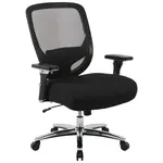 Venda OTOČNÁ ŽIDLE, síťovina, černá, barvy chromu