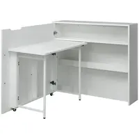 MID.YOU PSACÍ STŮL, bílá, 115/100/30 cm