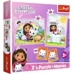 Puzzle Gábinčin kouzelný domeček 2v1 + pexeso