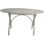ZAHRADNÍ STŮL, kov, 137/81 cm