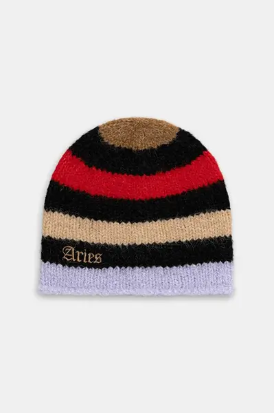 Čepice s příměsí vlny Aries Brushed Stripe
