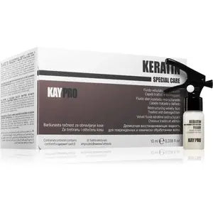 Kaypro Keratin Filler fluid pre poškodené vlasy pre profesionálne použitie 12x10 ml